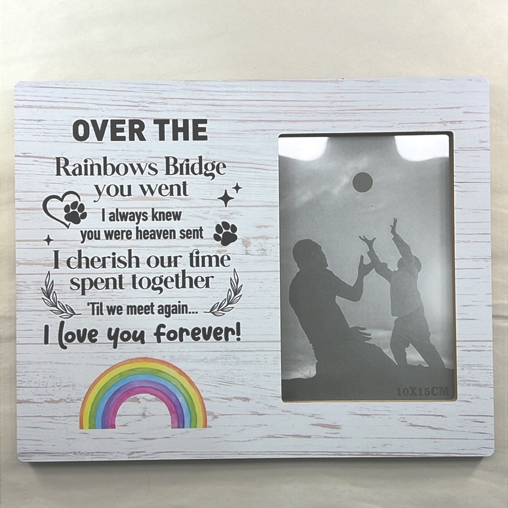 Pet Memorial Picture Frame and Card
